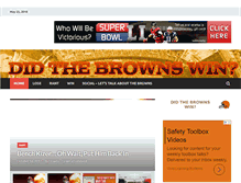 Tablet Screenshot of didthebrownswin.com